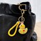 Wrapables Glamorous Crystal Rhinestone Ducky Keychain, Pendant Bag Charm, Yellow